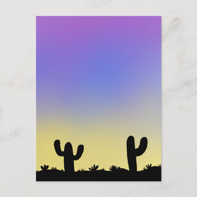 Candy Sky Desert Postcard (Front)