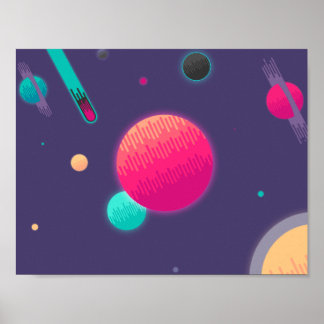 Candy Space Poster