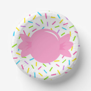 Candy Sprinkle Paper Bowls Paper Plate