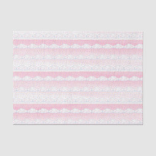 Candy sprinkle smiling cloud whimsy pink tissue paper