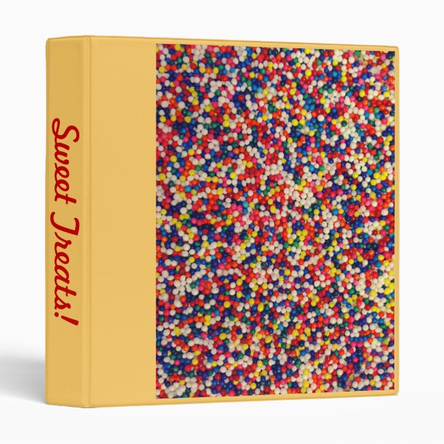 Candy Sprinkles Binder (Front/Spine)