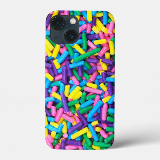 Candy Sprinkles in Pink Purple Blue Yellow Green Case-Mate iPhone Case (Back)