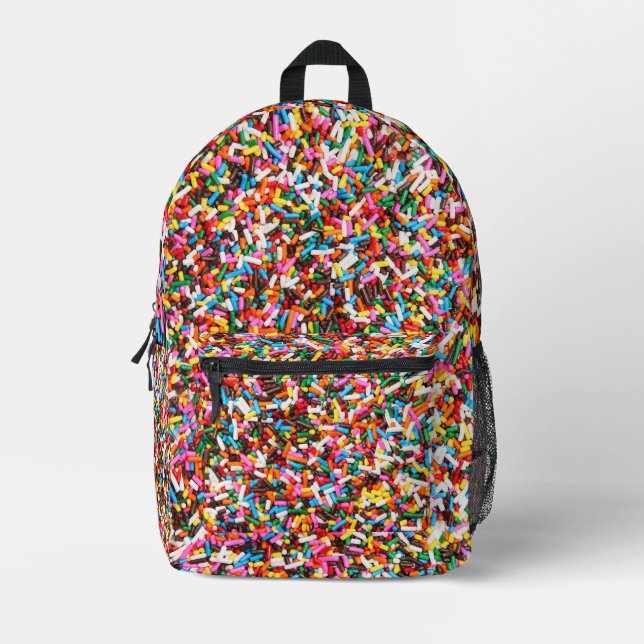 Candy Sprinkles Printed Backpack (Front)