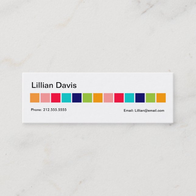 Candy Squares profile card (Front)