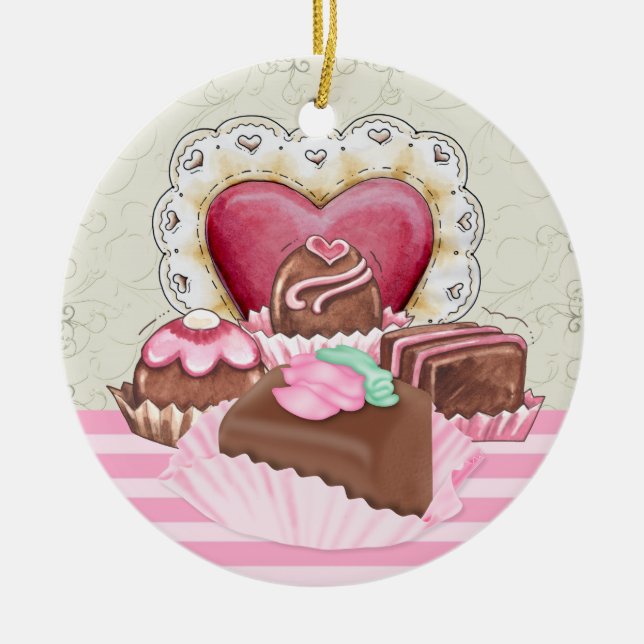 Candy - SRF Ceramic Ornament (Front)