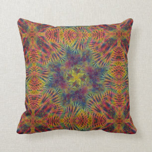 Candy Star Throw Pillow