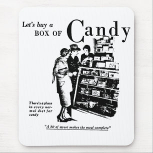 Candy Store 1930 Advertisement Mousepad