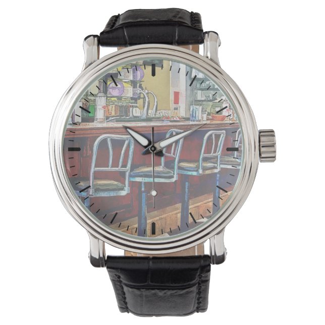 Candy Store With Soda Fountain Watch (Front)
