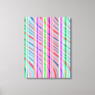 Candy Stripe Canvas Print