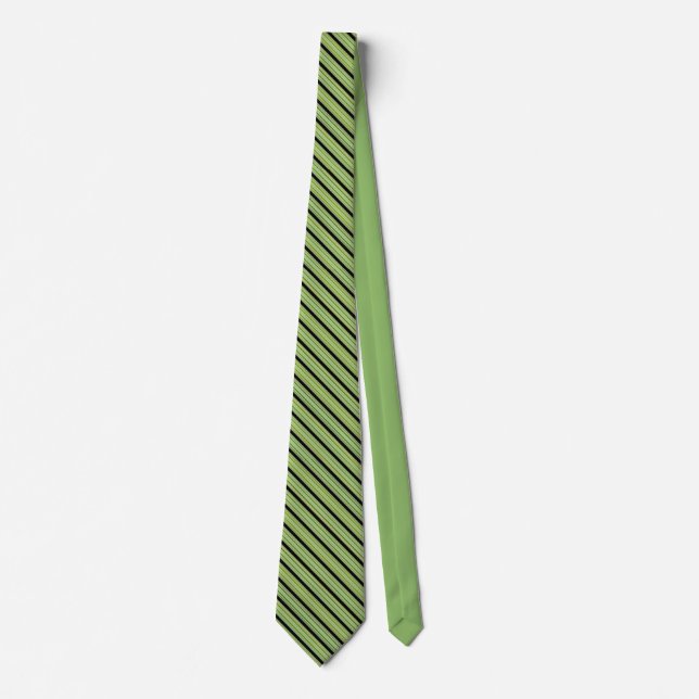 Candy Stripe Green- - Customized Tie (Front)