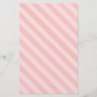 Candy Stripe Pink on Pink Stationary Stationery