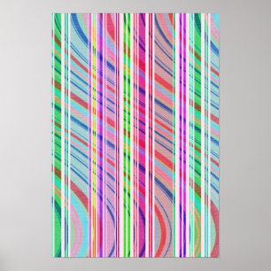 Candy Stripe Poster