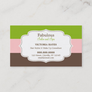 Candy Stripes Business Cards