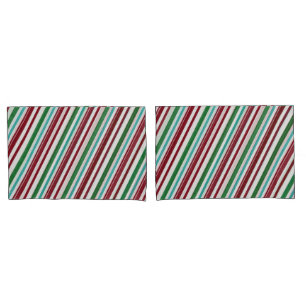 Candy Stripes Glitter Pillowcase