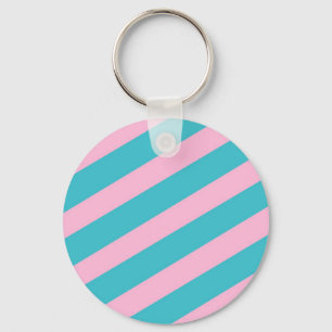 Candy Stripes Keychain