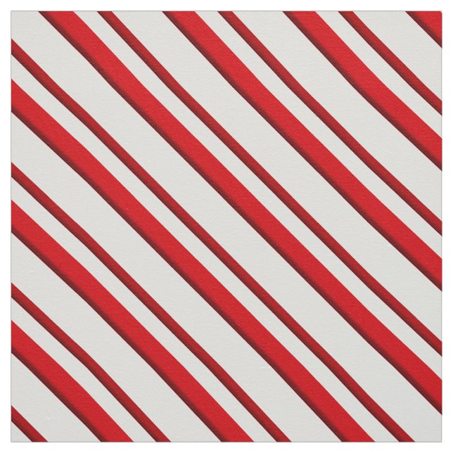 Candy Stripes, peppermint red & white Fabric (Swatch)