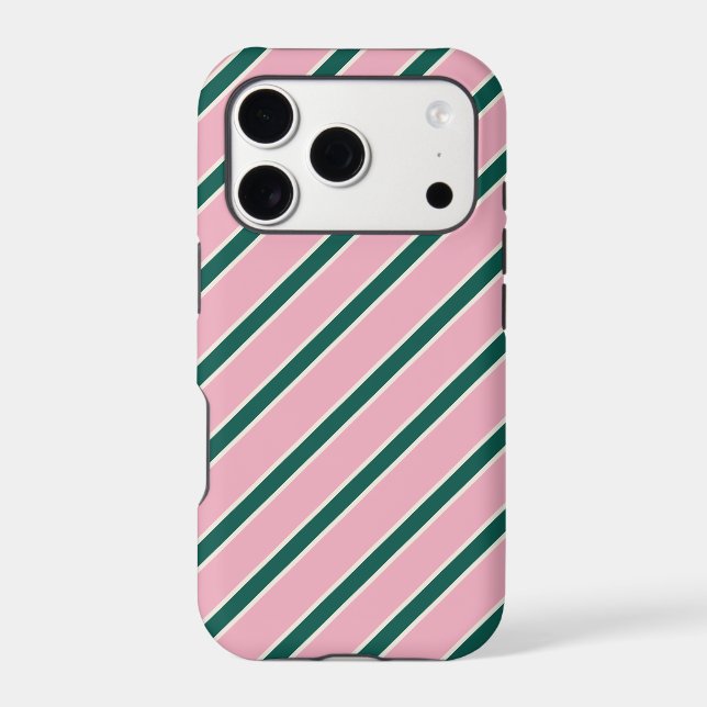 Candy Stripes Pink and Green (Back)