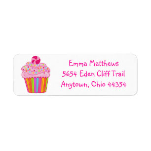Candy Surprise Return Address Labels