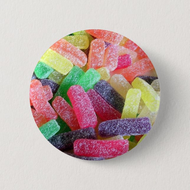 Candy Sweet Colourful 2 Inch Round Button (Front)