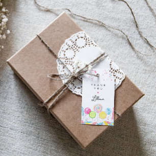 Candy Sweet Shop Thank You  Gift Tags