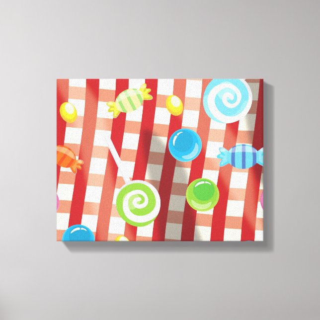 Candy & Sweets Canvas Print (Front)