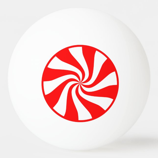 Candy, Swirly Spiral Ping Pong Ball (Front)