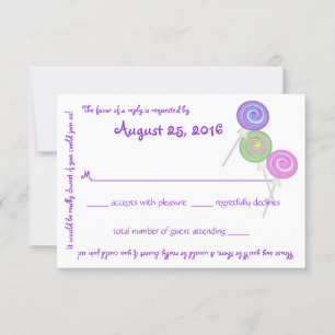 Candy Treasures Message Texte Carte de réponse