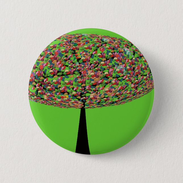 Candy Tree 2 Inch Round Button (Front)