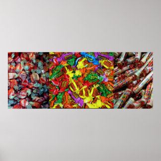 Candy Triptych Poster