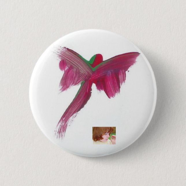 Candy Waters Autism Artist 2 Inch Round Button (Front)