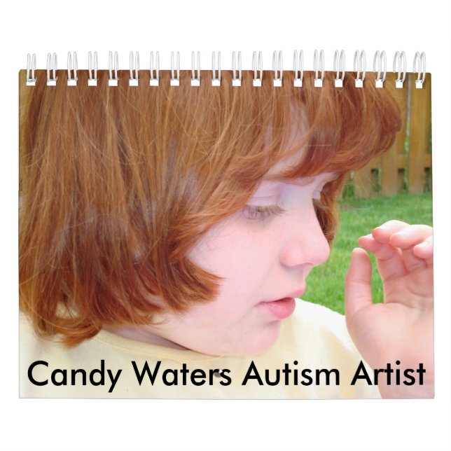 Candy Waters Autism Artist Calendar (Cover)