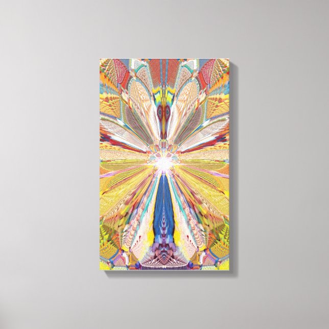 Candy Waters Autism Artist Canvas Print (Front)