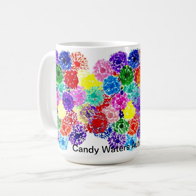Candy Waters Autism Artist Coffee Mug (Front Left)
