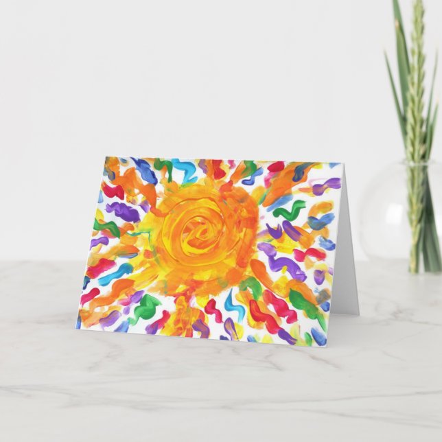 Candy Waters Autism Artist Greeting Card!! Card (Front)
