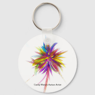 Candy Waters Autism Artist Keychain