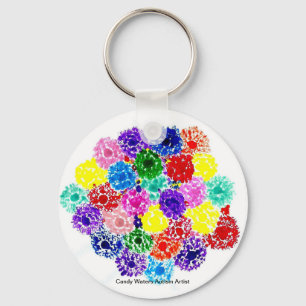 Candy Waters Autism Artist Keychain