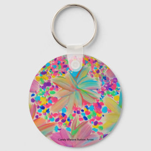 Candy Waters Autism Artist Keychain
