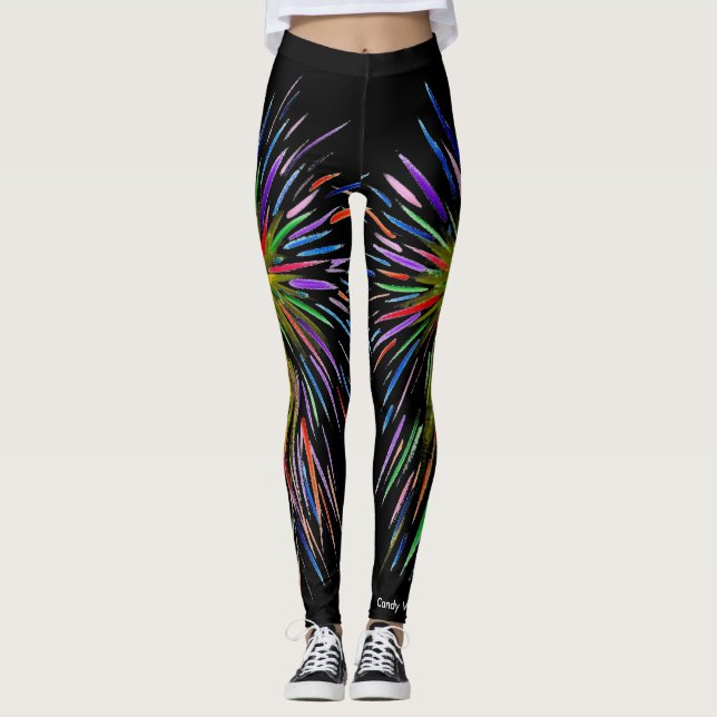 Candy Waters Autism Artist Leggings (Front)