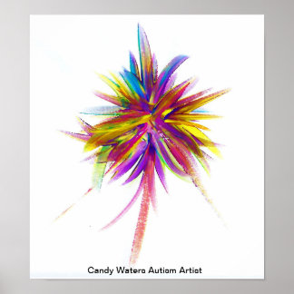 Candy Waters Autism Artist Poster
