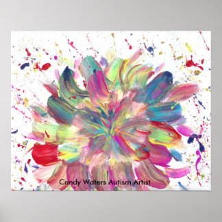 Candy Waters Autism Artist Poster
