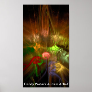 Candy Waters Autism Artist Poster