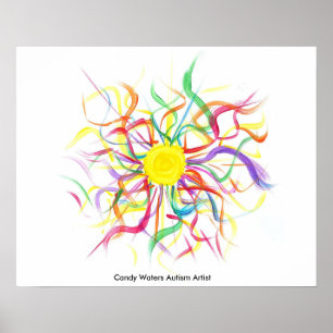 Candy Waters Autism Artist Poster