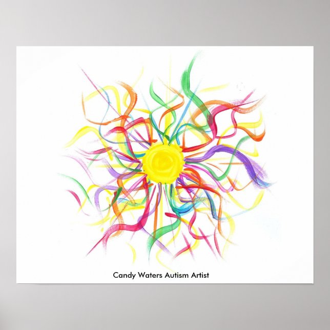 Candy Waters Autism Artist Poster (Front)