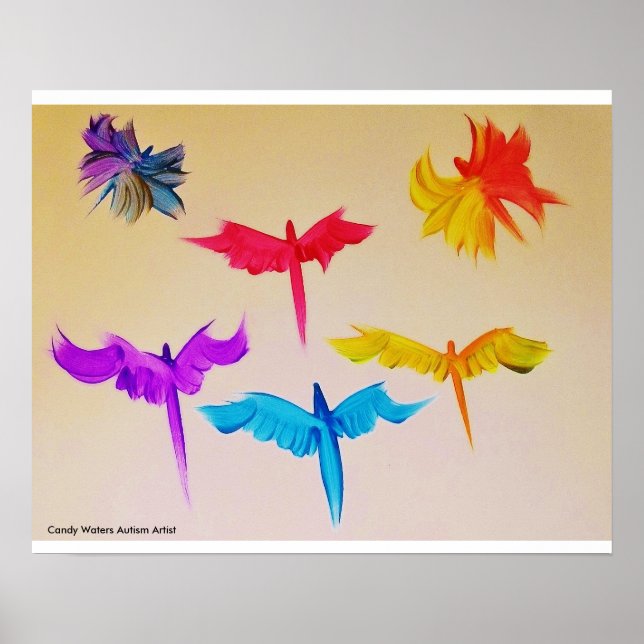 Candy Waters Autism Artist Poster (Front)