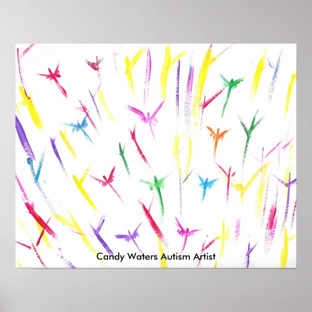 Candy Waters Autism Artist Poster (Front)