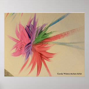 Candy Waters Autism Artist Poster
