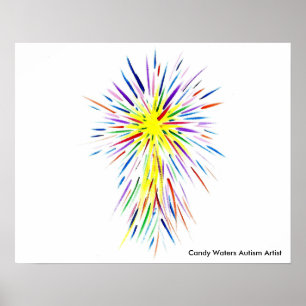 Candy Waters Autism Artist Poster