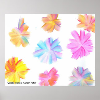 Candy Waters Autism Artist Poster