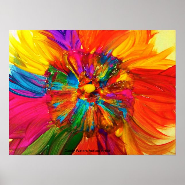 Candy Waters Autism Artist Poster (Front)