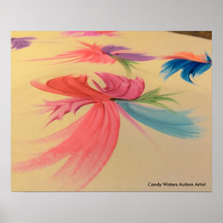 Candy Waters Autism Artist Poster